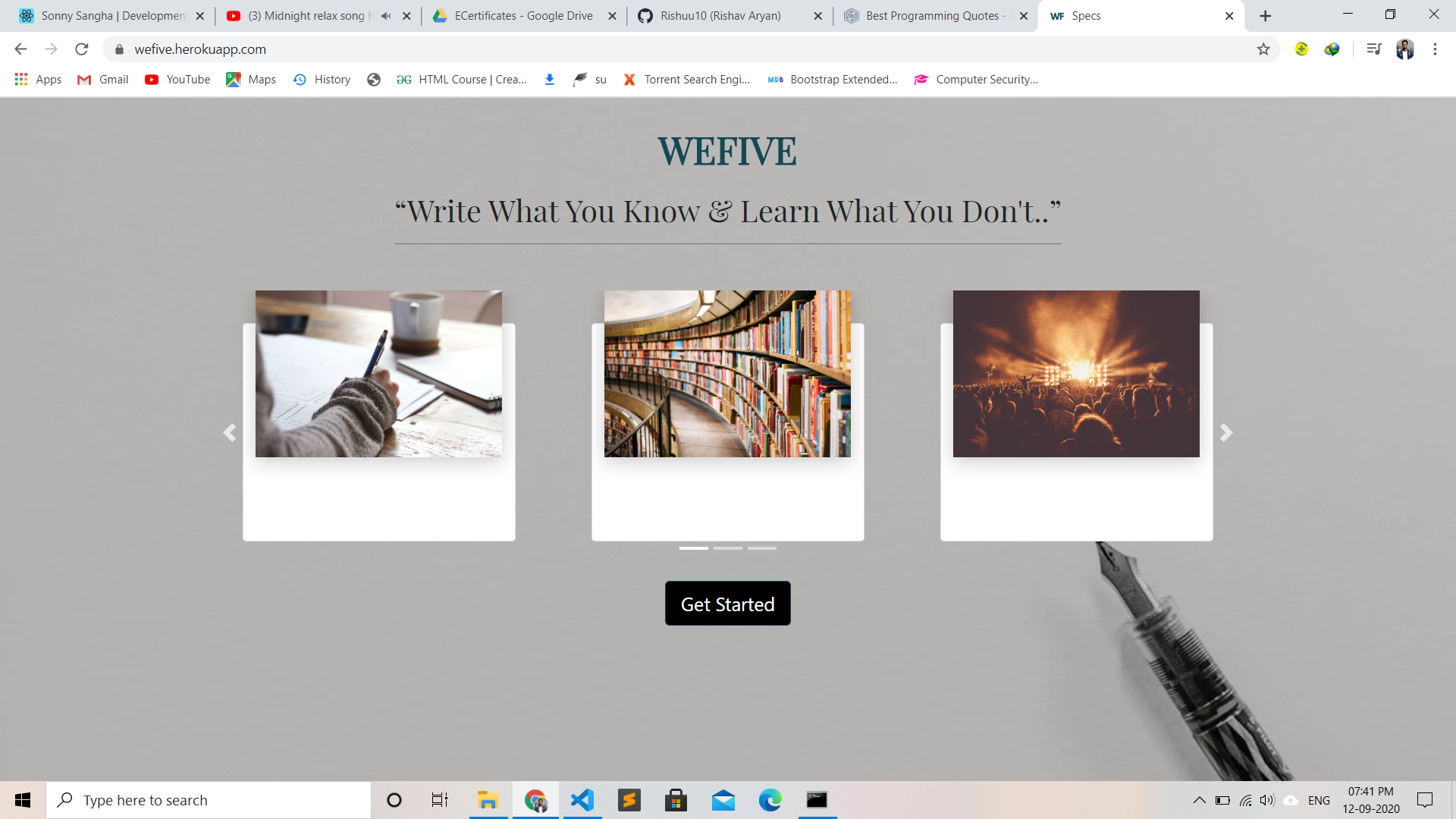 WEFIVE Quora Website