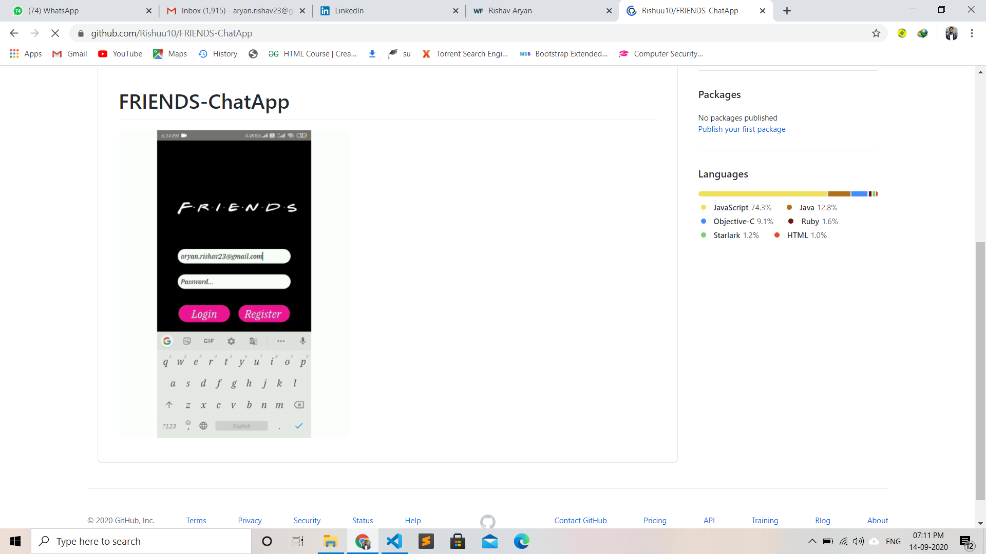 FRIENDS Chat App